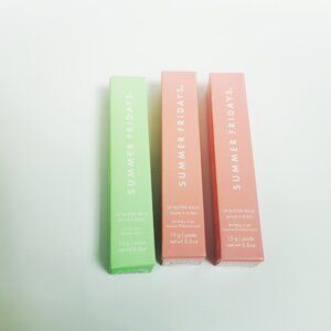 Birthday Cake 2pc+Sweet Mint 1pc/Summer Fridays Lip Butter Balm Lip Mask New box